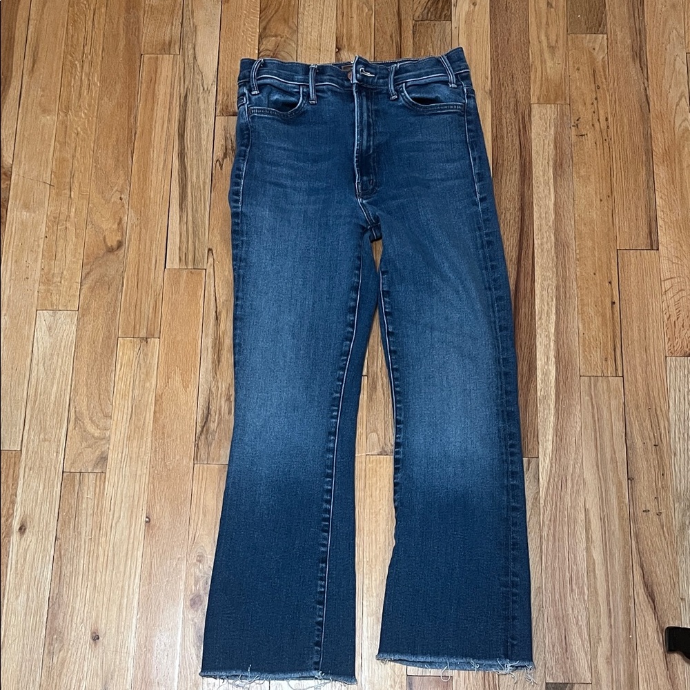 MOTHER Dark Blue Flare Jeans